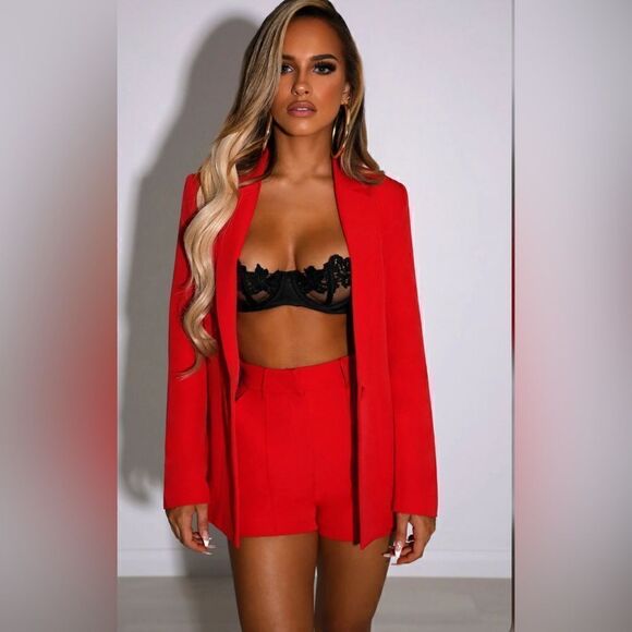 BABYBOO NATASHA SHORTS RED NEW WITH TAGS - Picture 4 of 7